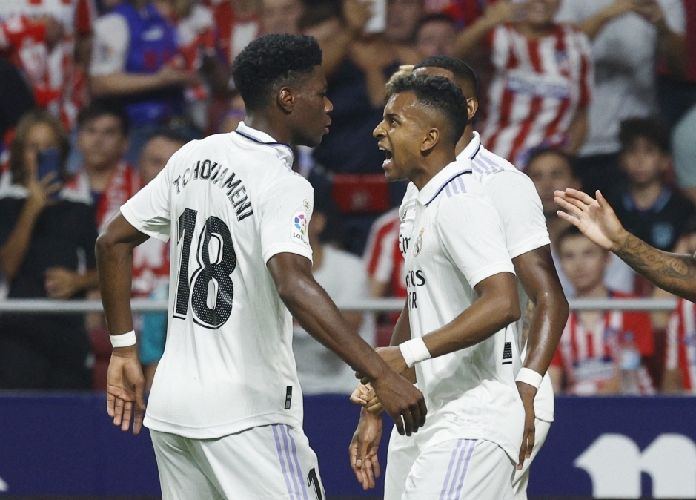 Hasil Atletico Vs Real Madrid: Rodrygo dan Vinicius Joget-joget, Los Blancos Menangi Derby Ibu Kota