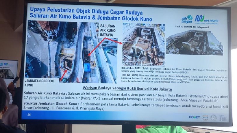 Ada Temuan Artefak di Lokasi Pembangunan MRT Fase 2, Peninggalan Zaman Batavia