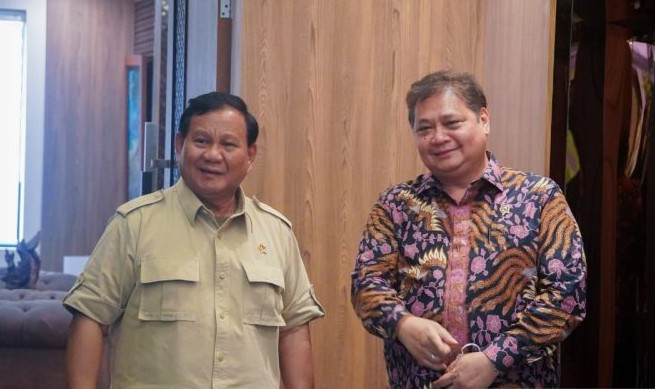 Menko Airlangga dan Menhan Prabowo Bertemu, Bahas Ketahanan Pangan hingga Tantangan Saat Ini