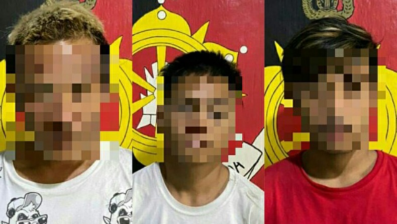 Serang Pemotor dengan Panah Wayer, 3 Pria Ini Dibekuk Polisi