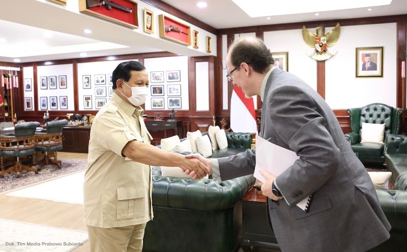 Bertemu Dubes Spanyol, Prabowo Ingin Kerja Sama Pertahanan Semakin Kuat