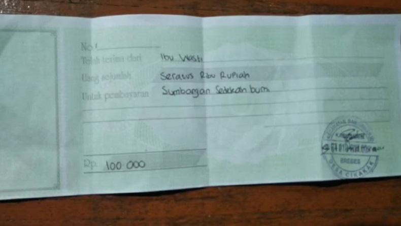 Penyaluran BLT di Brebes Diwarnai Pemotongan dengan Dalih untuk Kegiatan Sedekah Bumi