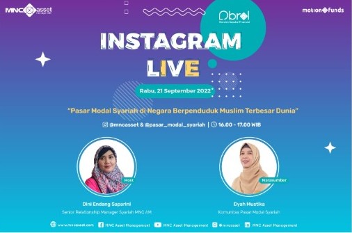 IG Live Hari Ini: Pasar Modal Syariah di Negara Berpenduduk Muslim Terbesar Dunia