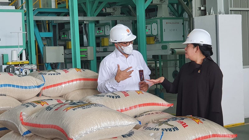 Ketua DPR RI Tinjau Infrastruktur Pengolahan Beras Modern BULOG