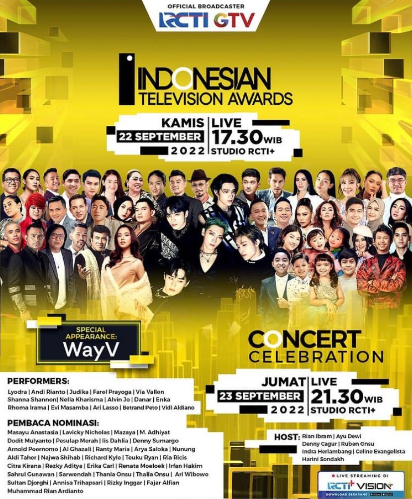 Saksikan Penampilan Spesial Boyband Korea di Malam Puncak Indonesian Television Awards 2022