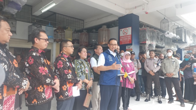 Tegas! Anies Minta Pasar Dijaga agar Bebas dari Praktik Pungli