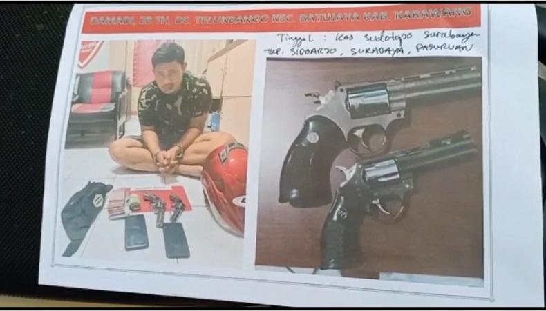 Perampok Berpistol di Minimarket Sidoarjo Tertangkap, Ini Tampangnya 