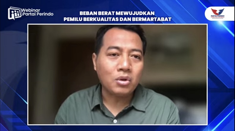 Webinar Partai Perindo: Pengamat Sebut Partisipasi Rakyat di Parpol Rendah