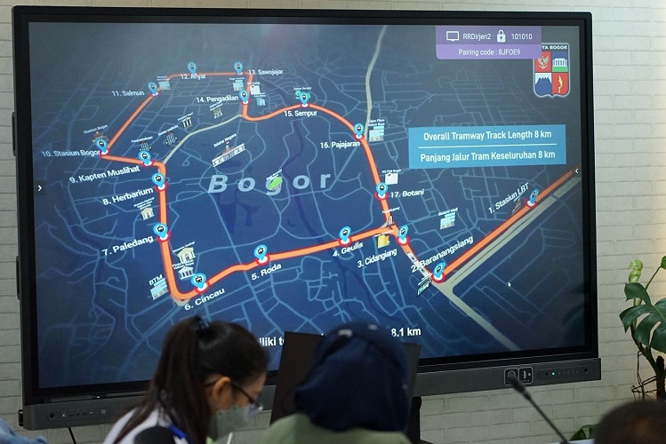 Kemenhub Usul Pembangunan Trem Kota Bogor 1 Paket dengan LRT Cibubur-Baranangsiang