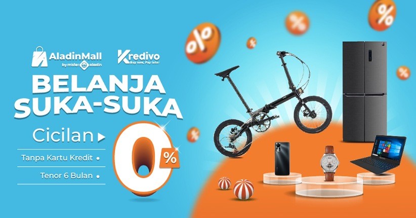 Yuk Belanja di AladinMall Pakai Kredivo, Bisa Dapat Cicilan 0% + Gratis Ongkir ke Seluruh Indonesia!