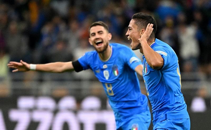Hasil UEFA Nations League: Raspadori Pahlawan, Italia Bungkam Inggris di San Siro