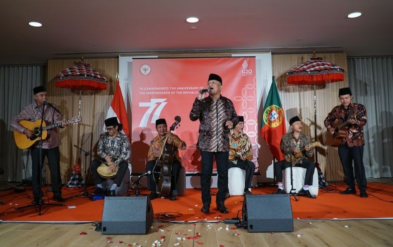 Serunya Resepsi Diplomatik KBRI Lisabon, Musik Keroncong Bikin Pejabat Portugal Terkesima