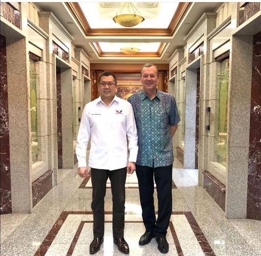 Hary Tanoe Sambut Kunjungan GM Regional Ascott