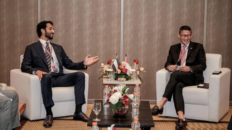 Sandiaga Uno Penuhi Ajakan Berlari 14 Km dari Menteri Ekonomi Uni Emirat Arab, Pererat Hubungan Bilateral Indonesia-UEA