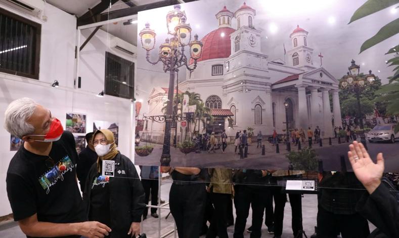 Ratusan Foto Objek Wisata di Jateng, DIY dan Jatim Dipamerkan di Kota Lama Semarang