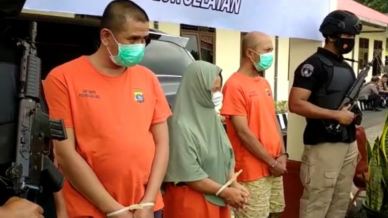  Kurir Narkoba di Solok Selatan Simpan 166 Paket Sabu di Bawah Pohon Pisang