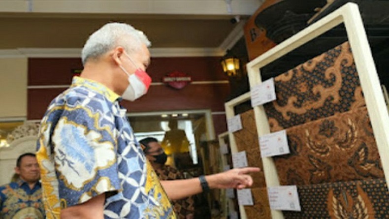 Kunjungi Kampung Batik Kauman Solo, Ganjar Sebut Bisa Jadi Alternatif Objek Wisata