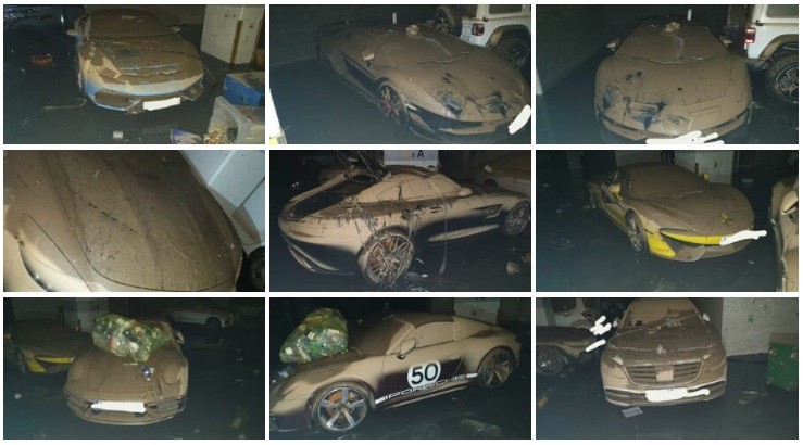 Koleksi Mobil Mewah Lamborghini hingga McLaren Terendam Banjir, Pemilik Nangis