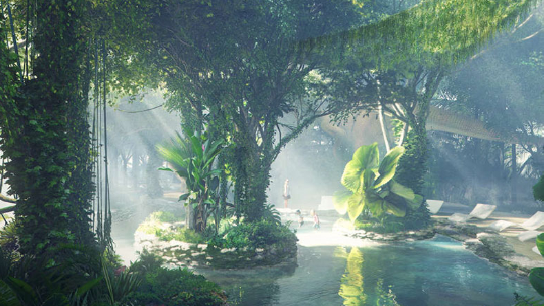 Habiskan Rp3,4 Triliun, Inilah Hutan Tropis di Dalam Hotel Pertama di Dunia, Seperti Apa Penampakannya?