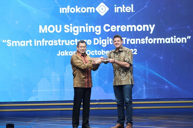 Wujudkan Smart Infrastructure Digital, PT Infokom Elektrindo Kerja Sama dengan Intel Corporation  