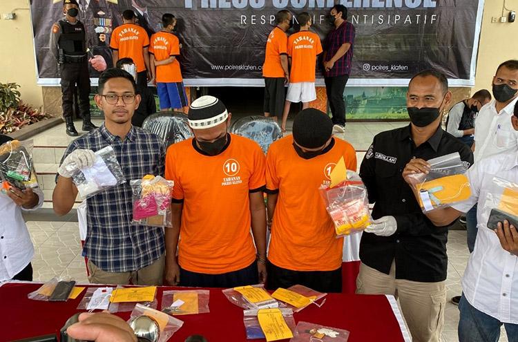   Ungkap Kasus Narkoba, Polres Klaten Amankan 6 Tersangka  