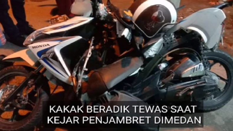 Tragis, 2 Orang Tewas saat Kejar Jambret di Medan Ternyata Kakak Adik