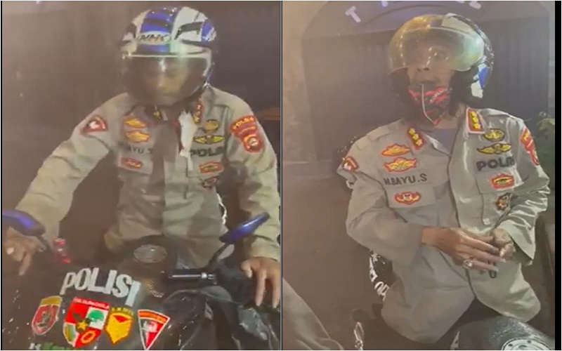  Viral, Kombes Gadungan Diborgol Anggota Polsek saat Beli Gorengan