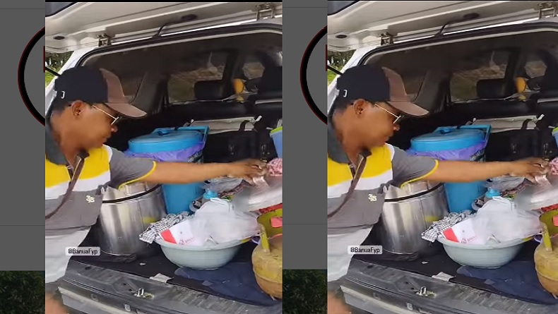 Viral Pedagang Cilok Jualan Pakai Mobil Rush, Netizen: Sultan Berkedok Paman Pentol