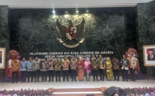 Anies Pamitan dengan Kapolda Metro dan Pangdam Jaya di Balai Kota Jelang Purnatugas