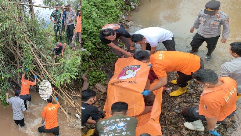 Heboh, Warga Rajapolah Tasikmalaya Temukan Mayat Pria di Anak Sungai Citanduy