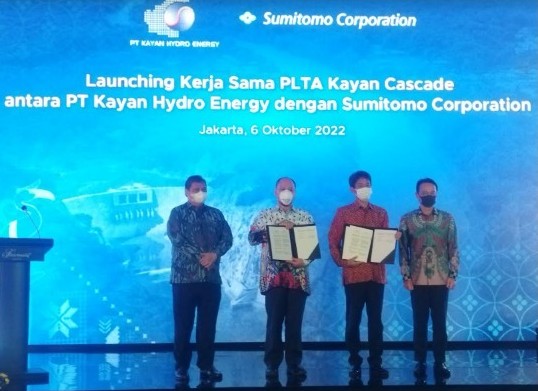 Kayan Hydro Energy dan Sumitomo Kerja Sama Bangun PLTA Senilai Rp256 Triliun