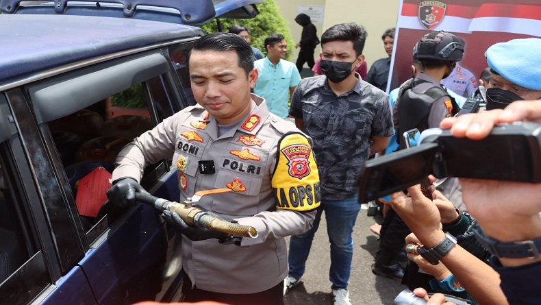 Wow, 2 Pria di Cianjur Timbun 1 Ton Solar Subsidi, Modus Tangki Modifikasi