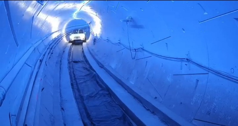 Luhut Sambangi Boring Company, Pembuat Jalan Tol Bawah Tanah Khusus Mobil Listrik