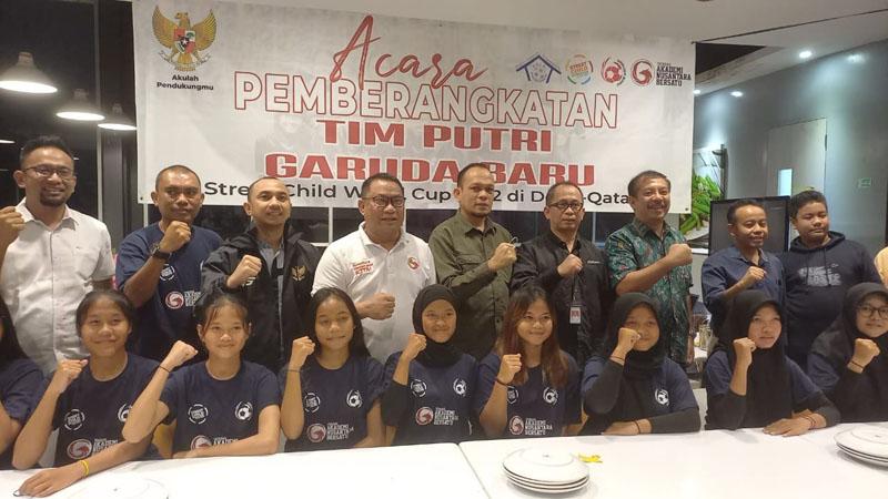 Prabowo Kirim Tim Putri Indonesia ke Piala Dunia Sepak Bola Jalanan 2022 di Qatar