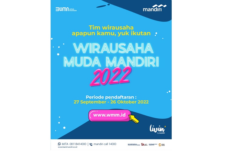 Kabar Gembira! Wirausaha Muda Mandiri 2022 Sudah Dibuka, Yuk Cek Kategori dan Mekanismenya 