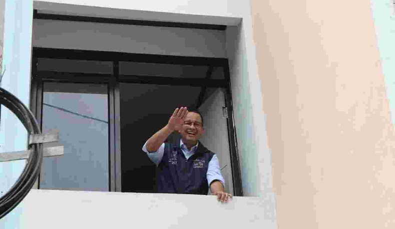 Kampung Gembira Gembrong Berkonsep Zero Run Off, Anies : Air Hujan Dimasukkan ke Tanah