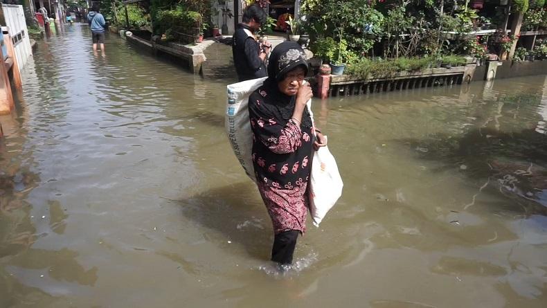 Sungai Citarum Meluap, Bojongsoang dan Dayeuhkolot Bandung Terendam Banjir