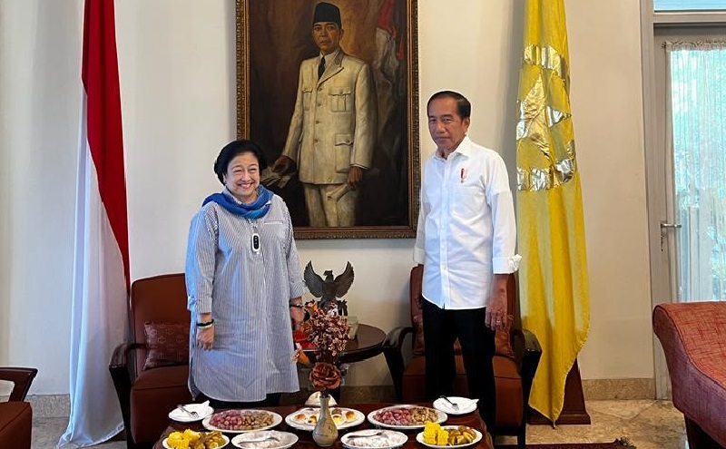 Jokowi dan Megawati Bertemu di Istana Batu Tulis Bogor, Bahas Krisis Pangan hingga Pemilu 2024