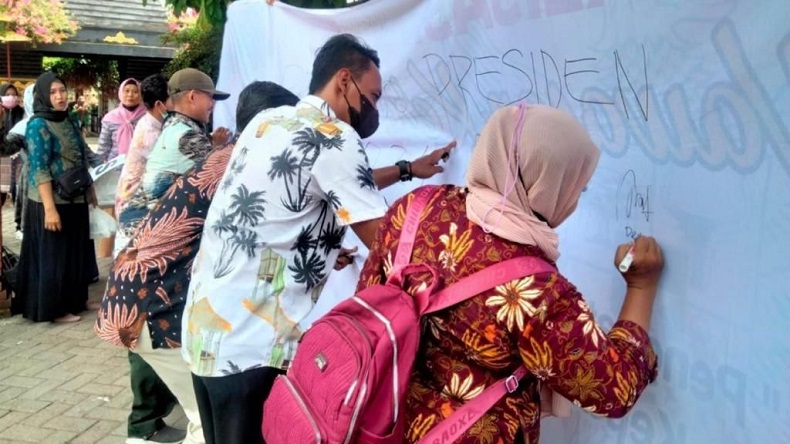 Dianggap Negarawan Sejati, Prabowo Didukung Komunitas UMKM Mojokerto Jadi Presiden