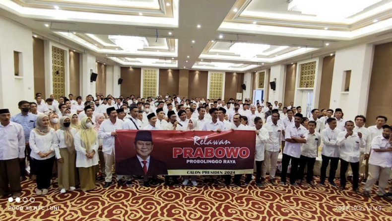 Dukung Prabowo Presiden, Relawan Probolinggo: Beliau Tulus Bekerja untuk Rakyat