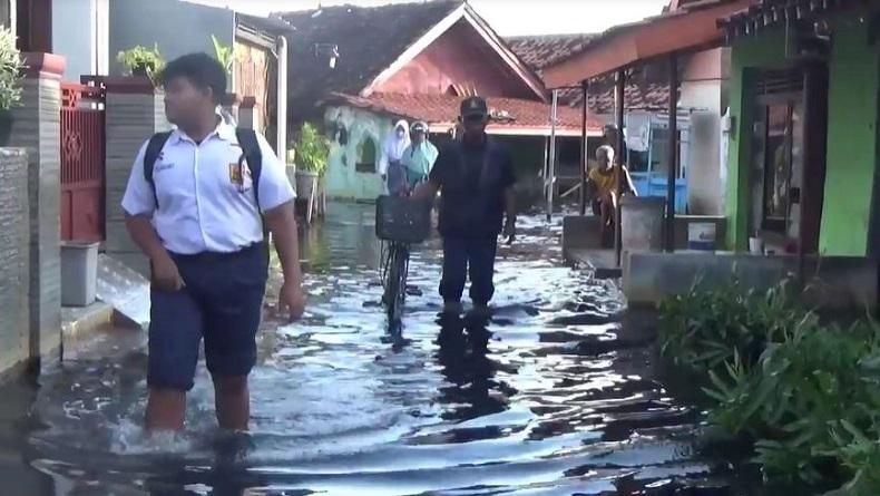 Air Laut Pasang, Kampung di Pekalongan Ini Jadi Langganan Banjir Rob
