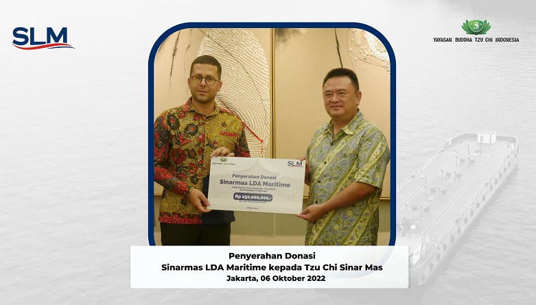 Komitmen Bantu Sesama, Sinarmas LDA Maritime Berikan Donasi CSR pada Yayasan Tzu Chi Sinar Mas
