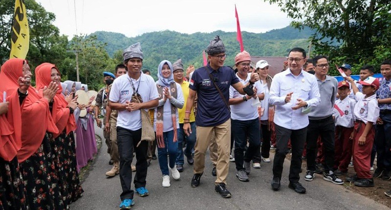 Sandiaga Uno Apresiasi Desa Kambo di Palopo Masuk 50 Besar Anugerah Desa Wisata Indonesia 2022