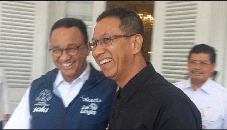 Canda Anies ke Heru Budi Ingin Belikan Sepatu dan Topi untuk Pelantikan Pj Gubernur DKI