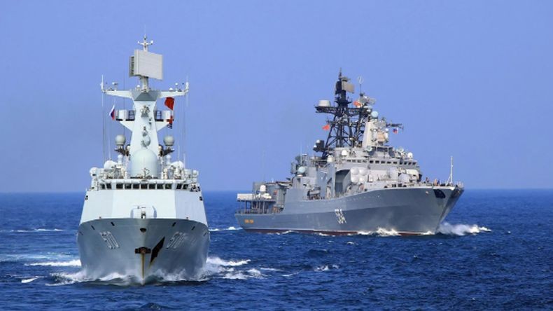 Tingkatkan Kemampuan Tempur, Rusia, China Iran Latihan Perang Bersama di Samudera Hindia