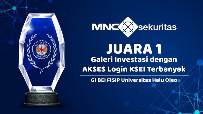 GI BEI FISIP Universitas Halu Oleo Raih Juara 1 AKSes Login KSEI Terbanyak dalam Investor Protection Month 2022