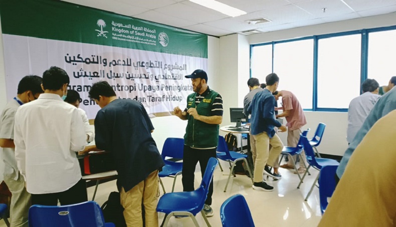 Peserta Antusias Ikuti Pelatihan Kewirausahaan dari Pusat Bantuan Sosial Raja Salman