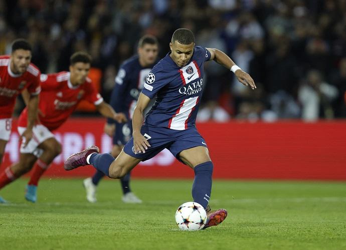 Hasil PSG Vs Benfica: Mbappe Bikin Gol tapi Les Parisiens Gagal Menang di Kandang