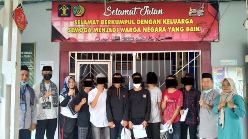 Dapat Diversi, 7 Tahanan Anak Kasus Narkoba di Rutan Padang Panjang Keluar Penjara
