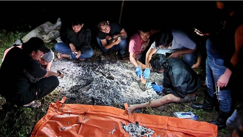 Bangka Selatan Gempar, Warga Temukan Serpihan Tulang Diduga dari Mayat Dibakar